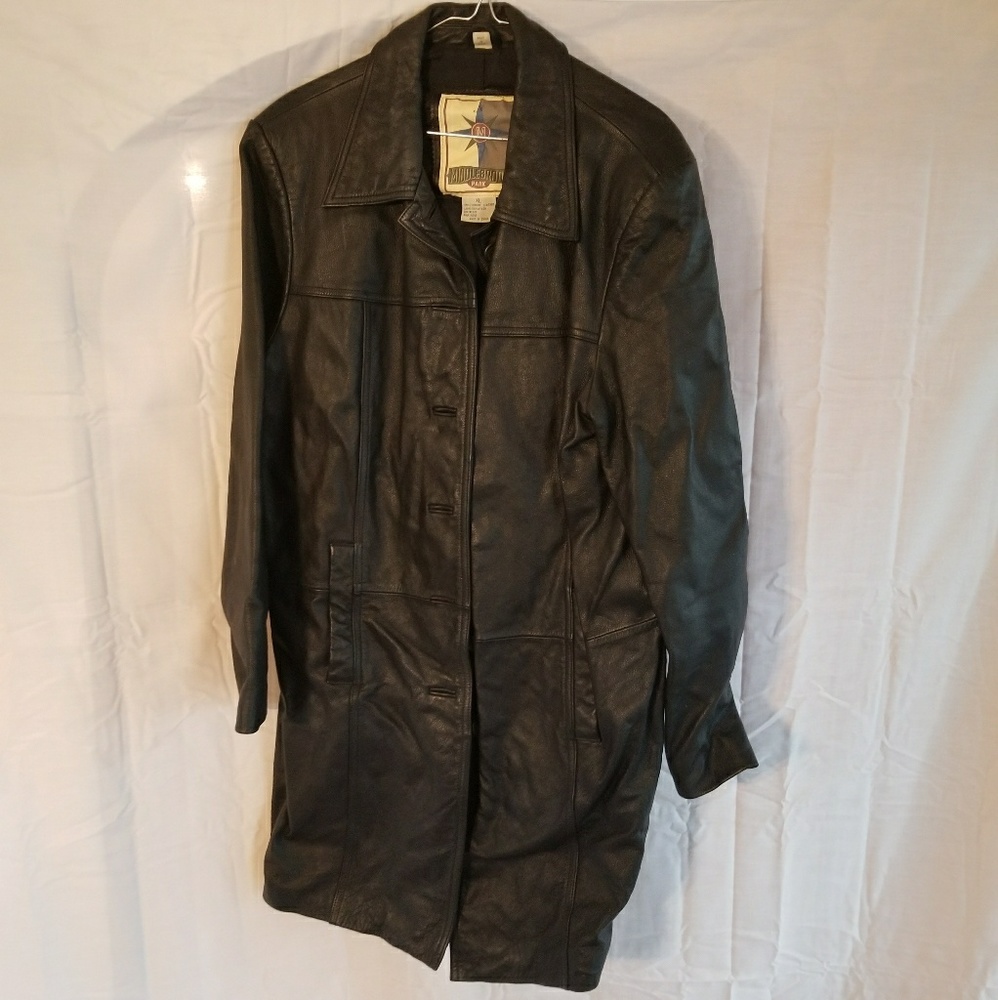 Vintage Black Leather Jacket